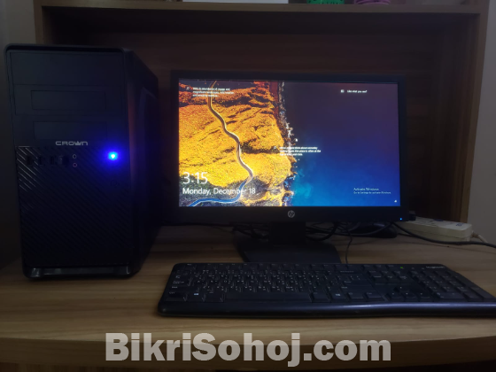 Desktop Computer with Monitor